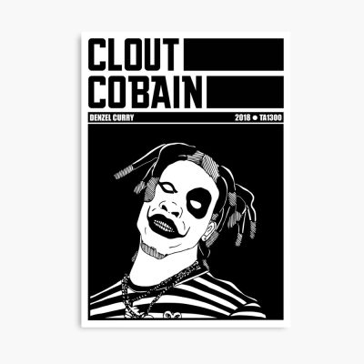 Clout Cobain- Denzel Curry Poster Official Denzel Curry Merch