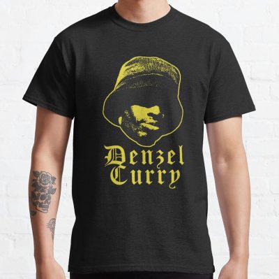 Denzel Curry Bucket Hat Black With Name T-Shirt Official Denzel Curry Merch