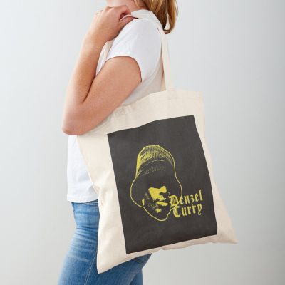 Denzel Curry Bucket Hat Black Title Tote Bag Official Denzel Curry Merch