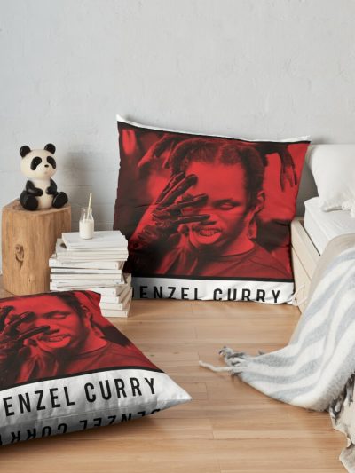 Denzel Curry Premium Throw Pillow Official Denzel Curry Merch
