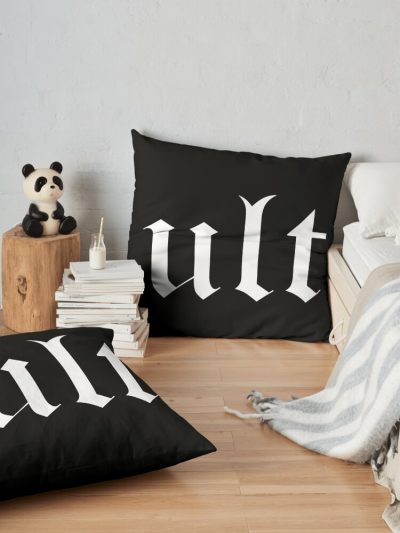 Denzel Curry Ult Logo Throw Pillow Official Denzel Curry Merch