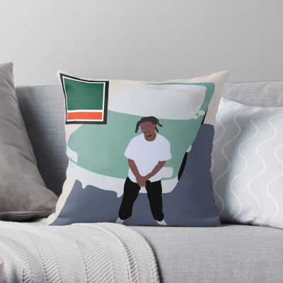 Denzel Curry Zuu Minimal Album Cover Throw Pillow Official Denzel Curry Merch