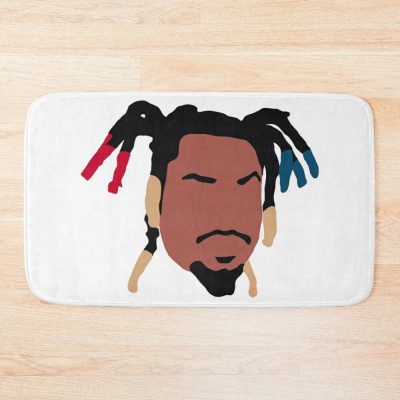 Denzel Curry Minimal Face Bath Mat Official Denzel Curry Merch