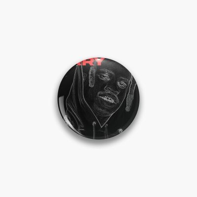 Denzel Curry Artwork Pin Official Denzel Curry Merch