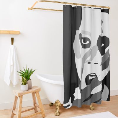 Denzel Curry Taboo Minimal Album Cover Shower Curtain Official Denzel Curry Merch
