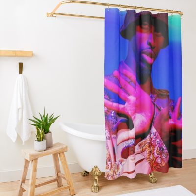 Denzel Curry Poster Shower Curtain Official Denzel Curry Merch